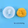 Molde de Silicona para Waffles Caseros Pan Croissant Galleta Fondant Pastel Vela Resina Huevo de Simulación