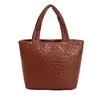 Bolsa de Hombro Grande de Tejido Estilo Coreano para Mujer de Comercio Exterior 2026 Otoño/Invierno Nueva Versátil Bolso para el Trabajo Bolso Tote de Axila