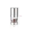 Molino de Cocina de Acero Inoxidable de Doble Cabezal, Botella Manual para Pimienta y Condimentos, Herramienta Mágica para el Hogar para Moler Granos