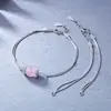 Pulseira de corrente osso de cobra de prata s925 semiacabada ouro branco contas vestíveis material para acessórios de prata para pulseira DIY