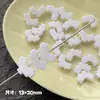 [Wangyang] Material e acessório para corrente de celular DIY temático de queijo Hello Kitty pintada de azul e branco em formato de estrela de acrílico