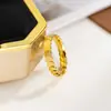Diseño de Nicho, Lujo Ligero, Sensación de Alta Gama, Anillo de Escamas de Pez de Lunares, Joyería de Oro Mate, Joyería de Oro de Imitación para Manos, Accesorios de Moda para Mujer