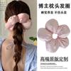 Faixa de Cabelo Flor de Esponja Estilo Blogger de Nicho High-End Corda de Cabelo Pão Estéreo Argola de Cabelo Estilo Feriado Acessórios de Cabelo Adorno de Cabeça