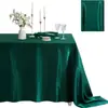 Mantel Rectangular Satinado Brillante, Sedoso y Suave, Adecuado para Decoración de Bodas y Banquetes, Uso en Restaurantes Interiores y Exteriores