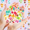 56 Pegatinas de la Serie de Globos de Dibujos Animados Nuevas y Coloridas Transfronterizas Animales Postres Combinación Libre Pegatinas Decorativas para Manual de Bricolaje