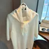 Lenço de Crochê Renda Estilo Coreano Triângulo Vazado Feminino Verão Fino Versátil Artístico Camadas Decoração Cobertura de Bumbum Pequeno Lenço de Seda