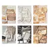 Serie de Papel con Membrete de Recuerdos Papel de Material de Carta Inglés Retro Material para Manualidades DIY Transfronterizo Paquete de Materiales Decorativos para Collage