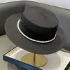 Sombrero de Paja para Fotografía en la Playa para Mujeres, Sombrero de Sol Plano de Moda Estilo Francés Hepburn de Verano, Sombrero de Paja con Protección Solar para la Playa