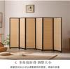 Divisória de Tela Dobrável Estilo Chinês Doméstica Simples Moderna Madeira Sólida Bambu Tela Escritório Sala de Jantar Quarto Divisória