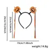 Diadema Divertida de Dibujos Animados para Halloween Accesorios para el Cabello Decoraciones para Fiesta Temática del Festival de Fantasmas Diadema de Murciélago Araña Hebilla para la Cabeza