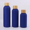 Venta al por mayor transfronteriza 304 Acero Inoxidable Botella de Boca Pequeña Vaso Termo Vaso de Agua para Deportes al Aire Libre Vaso para Coche Tapa de Bambú Sello