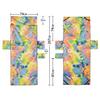 Funda para Silla de Playa Transfronteriza con Bolsillos Laterales, Funda de Toalla para Silla Reclinable, Juego de Sillas para Jardín, Playa, Hotel para Tomar el Sol, Juego de Sillas y Mesa para Comedor