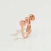 Pendientes de espiral con clip de oreja de tornillo de cabeza plana, accesorios ajustables elásticos japoneses y coreanos populares DIY sin orificio para la oreja, venta al por mayor