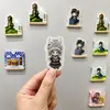 Imanes acrílicos para refrigerador de la ciudad de Guizhou, pegatinas magnéticas de lugares escénicos de Guiyang, regalos pequeños personalizados al por mayor de cultura y creatividad étnica Miao
