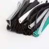 Tira de Sellado de Marco en Forma de U Tira de Borde Anticolisión de PVC Lámina de Equipo para Puerta de Coche Perfil de Chapa Tira Decorativa de Protección de Bordes de Vidrio