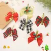 Nuevas Decoraciones Temáticas Navideñas, Diseño de Lazo y Campana, Adorno para la Cabeza de Fiesta Festiva, Listo para la Venta