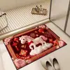 Alfombrilla Antideslizante para Bañera 3D de Tierra de Diatomeas, Alfombrilla de Piso Rayada para Entrada de Baño en Casa, Alfombrilla Absorbente para Vestíbulo