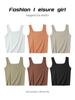Camiseta sin mangas tipo camisola para mujer 2026 Nuevo estilo de verano, Ajuste ceñido, Sin mangas, Tallas grandes, Cubre los costados del busto, Camiseta interior
