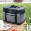 Bolsa térmica aislante de bloques de color exclusiva transfronteriza, nuevo paquete de hielo para coche, bolsa de almacenamiento portátil para picnic al aire libre, gran capacidad