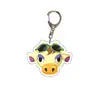 Llavero Acrílico Animal Crossing Colgante Doble Cara Merchandising de Dibujos Animados Animal Crossing