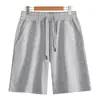 Shorts Masculino Huamian, Unissex de Algodão com Caimento Solto, Cor Sólida, Roupa Externa, Calças de Cinco Pontos, Calças Casuais Esportivas, Shorts Casuais de Verão