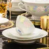 Jingdezhen Cerámica Colorida Linglong Bajo Esmalte Saludable Juego de Vajilla Regalo Wholesale Juego de Tazones y Platos Regalo para el Hogar