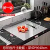 Painel de Amassar de Aço Inoxidável Tábua de Corte Cozinha à Prova de Mofo Tábua de Corte Frutas Antibacteriana Doméstico Rolo de Aço