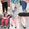 Pantalones plisados para niña, pantalones tipo harén a prueba de mosquitos, talla 26, nuevo estilo de verano, ropa infantil de comercio exterior, dropshipping, 2-7 años