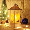 Lampião de Vento de Natal Candelabro Luminária de Noite para Idosos Decoração de Boneco de Neve Luminária de Noite Enfeites de Mesa Decorações de Natal