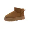 Outono e inverno de 2024 novos sapatos de algodão femininos quentes moda Coringa simples sola grossa superfície fosca forro de pelúcia espessado Mao Mao neve