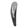 Acessórios para Joias Artesanais DIY Clipe Base de Metal Tamanho Pequeno Estilo Infantil Clipe Gota d'Água 3cm Cabeça Redonda Bb Não Poroso Preto Fosco Presilha de Cabelo