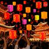 [Hengyue] Little Red Book Balões de Ano Novo 2026 Balões Eletrônicos em Formato de Lanterna Kongming Bênção do Ano do Cavalo Balões Voadores