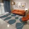 Nueva Alfombra de Piso Sala de Estar Dormitorio Lujo Ligero Alta Calidad Simple Cobertura Total Sofá Alfombra de Piso Grande Mesa de Café Limpiable Alfombra de Mesita de Noche