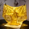 Panty Sexy de Encaje para Mujer, Delgado de Verano, Cintura Media-Alta, Transpirable, Talla Grande, Alta Elasticidad, Cómodo, Suave, Brief
