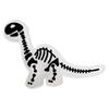 Decoração criativa para sapatos Personalidade Tendência Luminosa Dinossauro Flor de sapato Faça você mesmo Estéreo Furo Superior de sapato Flor de sapato decorativa Fivela pequena de sapato