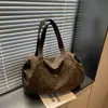 Bolso Grande de Hombro con Estampado de Leopardo y Estrellas para Mujer Estilo Perezoso Bolso Tote de Lona de Nylon Versátil para Viajes Diarios Bolso para Madre e Hijo