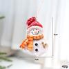 Pingente Pequeno de Resina de Natal Retrô Transfronteiriço Floco de Neve Amor Árvore de Natal Decoração Estrela de Cinco Pontas Decoração de Cena