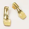 Nuevas Sandalias de Tacón Alto para Mujer de Verano 2026, Tacón de Cristal Transparente, Tacón Grueso de Una Sola Tira, Sandalias para Mujer