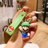 Lindo Llavero de Dibujos Animados Super Mario, Exquisita Muñeca Tridimensional, Colgante para Bolso y Coche, Llavero, Pequeño Regalo