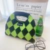 Nuevo Estilo K de Bolso de Bolitas de Celebridad de Internet Bolso Tejido Bolso de Mano Tejido Ins Bolso de Mano para Mujer Bolso de Mano de Moda de Gama Alta