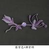 Botão de Fecho Cheongsam Original Feito à Mão Estilo Nacional Pérola Borboleta Orquídea Traje Tang Vintage Hanfu Botão Teçido Acessórios