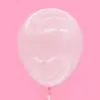 Globo de látex con lazo estampado de 12 pulgadas para San Valentín, fiestas, eventos, cumpleaños, aniversarios y bodas.