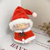 Llavero de Primera, Segunda y Tercera Generación Labubu Ropa Caja Sorpresa Ropa de Muñeca Labubu Gorro Navideño Bufanda Suéter Traje