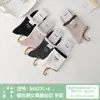 Si Lun Qi 9453 Meias Femininas com Toque de Seda de Amora Estilo Outono Macias Confortáveis Ponta do Pé Sem Costura Moda Tendência Meia de Cano Médio Feminina