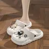 Zapatos perforados de bola de carbón para hombre, verano, ropa para exteriores, suela suave, deportivos, playa, antideslizantes, suela gruesa, sandalias de punta cerrada