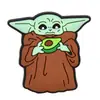 Star Wars Yoda Sapatos de Elfo Sapatos com Buraco de Flor Acessórios Diy Fivelas de Sapato Acessórios Fivela Decorativa para Chinelos Exclusivo Transfronteiriço
