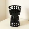 Balde Negro Hueco Seleccionado Cuidadosamente para Arreglos Florales, Base Inserto para Floristería, Balde para Empaque de Ramo DIY para Fijar Flores
