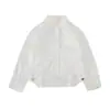 Camisa Blanca para Niña con Diseño Irregular, Nueva Colección Primavera y Otoño 2026, Camisa de Manga Larga Infantil, Top Holgado para Niñas Mayores