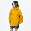 Chaqueta Funcional de Otoño e Invierno para Exteriores Color Camello Tres en Uno Resistente al Viento e Impermeable Chaqueta Casual para Hombres y Mujeres
