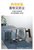 Olla yunqu resistente al calor tetera de vidrio con mango de madera vidrio engrosado resistente a altas temperaturas tetera calentada juego de té mango de madera